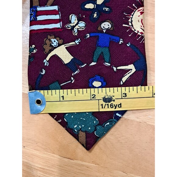 VTG Bob Timberlake for Keep America Beautiful Neck Tie Colorful Graphic - Picture 7 of 7